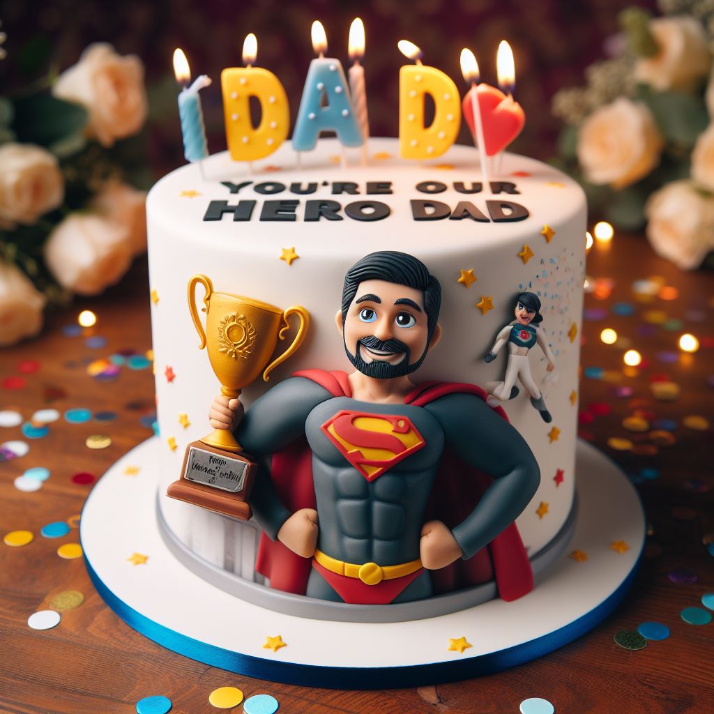 کیک پدر قهرمان